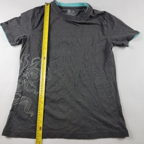 Taco Bell Mountain Dew Baja Blast Employee Crew T Shirt Womens Medium Gray - Picture 6 of 9